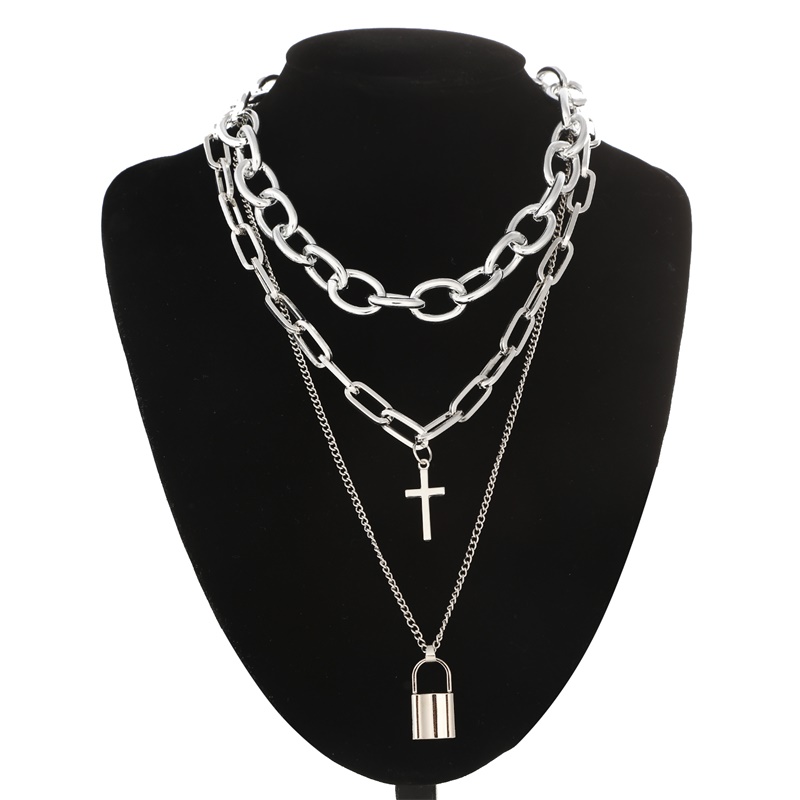 FNQUFUJ Layered grunge aesthet - Men Accessories Neck Chain review and price