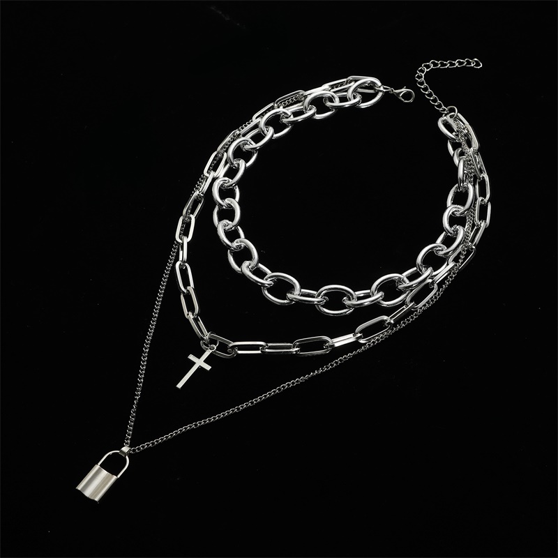 FNQUFUJ Layered grunge aesthet - Men Accessories Neck Chain review and price