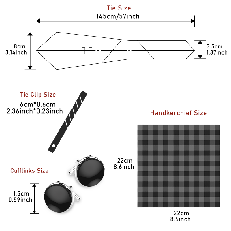 Hot Sale 8 cm Tie Handkerchief - Neck Tie Set Box review and price