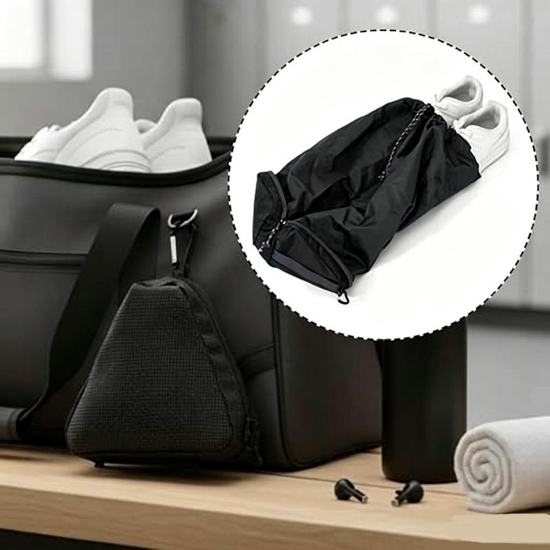 Foldable Travel Shoe Bag Black - Travel Organizer Men review and price